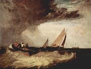 J.M.W. Turner Ein Fischer von Shoeburyness preit einen Prahm von Whitstable oil painting picture wholesale
